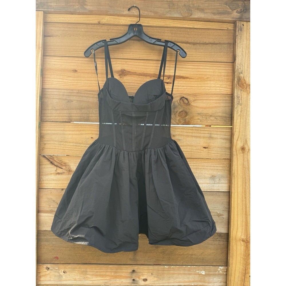 Forever 21 Black Mini Fit-and-Flare Dress